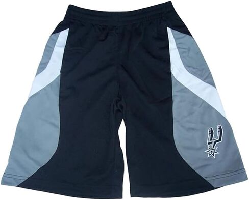 VF San Antonio Spurs Youth Boys Performance Shorts Front Pockets - Black in Saudi Arabia