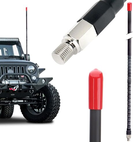 CB Radio Antenna Antenna Whip -Whiplass antenna Kit 2 'Foot Long مع SO239 ، in Kuwait