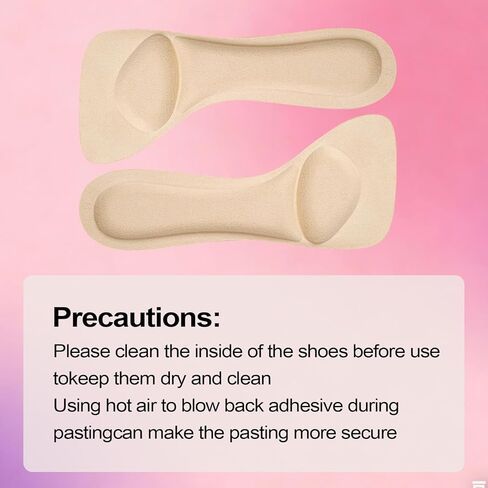 3/4 Invisible High Heel Cushion Inserts for Women, Anti-Foot Sliding Forward Insoles, Shock & Sweat Absorbent Comfort Shoe Pads Insoles for High Heels, Sandals & Flats in Saudi Arabia