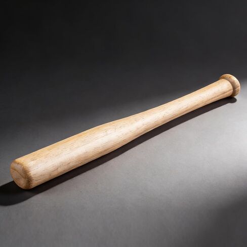 مضرب بيسبول خشبي صغير مقاس 18 بوصة، مضرب بيسبول خشبي قصير محمول للسلامة المنزلية والأمن الشخصي in Kuwait