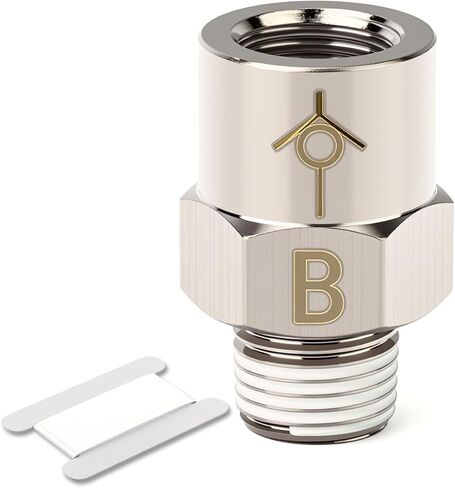 GASHER 1Pc One-Way Non-return Check Valve 1/8" Male x 1/8" Female Thread, Prevent Water Back-flow in Saudi Arabia