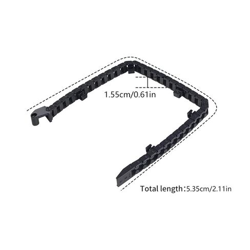 حامل كابل بطول 1 متر من نوع جسر سلسلة السحب المفتوح 6 × 10 مم مع أجزاء الطباعة in Kuwait