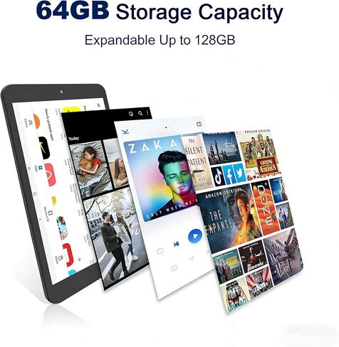 10.1 بوصة Windows Tablet Home ، 6GB RAM 64GB ROM Windows 11 Tablets Computer ， Intel Celeron N4000 ، IPS 1280X800 2.8 GHz ، 2MP+5MP Dual Camera ، 6000mAh Battery in Kuwait