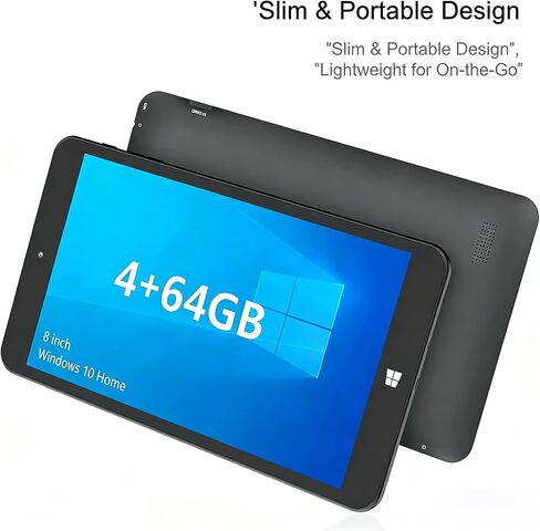 10.1 بوصة Windows Tablet Home ، 6GB RAM 64GB ROM Windows 11 Tablets Computer ， Intel Celeron N4000 ، IPS 1280X800 2.8 GHz ، 2MP+5MP Dual Camera ، 6000mAh Battery in Kuwait