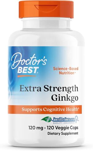 Doctor's Best, (Pack of 2) Extra Strength Ginkgo, 120 mg, 120 Veggie Caps in Saudi Arabia