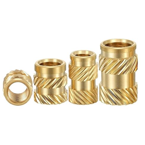 مجموعة الحرارة Qinlu-Washers M5 M6، إدراج صواميل أنثى مضغوطة في الفتحات لخيط الطباعة ثلاثي الأبعاد، حشوات نحاسية مخرشة، 30 قطعة، لإصلاح المصانع (M6x9x9 (30 قطعة) in Kuwait