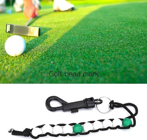 Dioche Bead Count2 Pcs Score Keeper Beads - عداد ضربات نايلون متين مع مشبك - سهل تتبع نتائجك - مثالي لعشاق in Saudi Arabia
