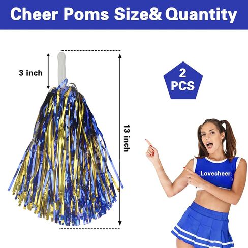 5 قطع من Lovecheer بوم بومس للتشجيع والكريات من حبل الشعر زي المشجع لكرة السلة وكرة القدم والرياضة والفريق الروحي لأداء الرقص in Kuwait