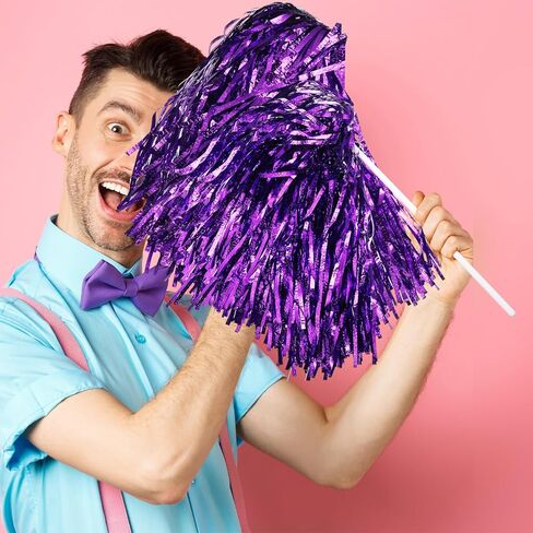 120 Pcs School Spirit Shakers Bulk, Cheerleader Pom Poms for Adults Sports Team Party Dance Football Basketball Volleyball Homecoming Fan Celebration Sporting Event in Saudi Arabia