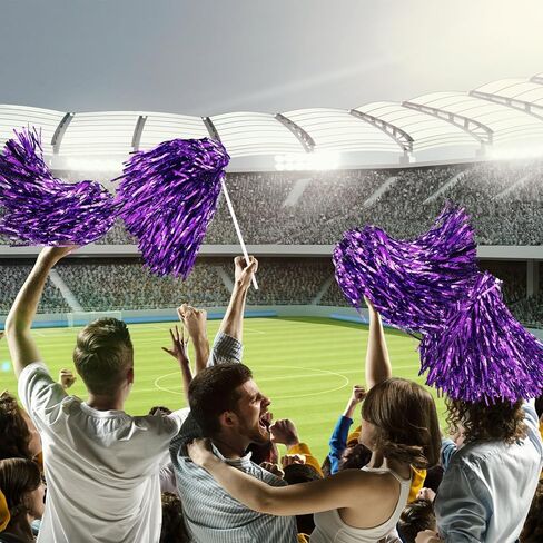 120 Pcs School Spirit Shakers Bulk, Cheerleader Pom Poms for Adults Sports Team Party Dance Football Basketball Volleyball Homecoming Fan Celebration Sporting Event in Saudi Arabia