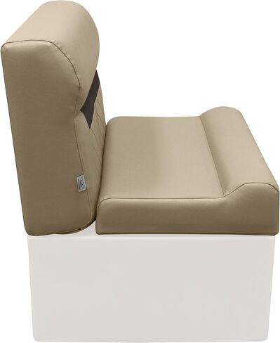 Wise DLX95-1900 DLX Series 28" Pontoon Bench Cushion Set - Neutral/Meteor in Saudi Arabia