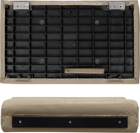 Wise DLX95-1900 DLX Series 28" Pontoon Bench Cushion Set - Neutral/Meteor in Saudi Arabia