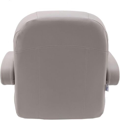 كرسي الكابتن العائم الفاخر منخفض الظهر من DeckMate - رمادي وكحلي in Kuwait