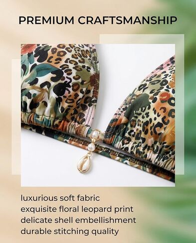 Floral Leopard Swimsuit M in Saudi Arabia