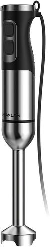 1000W WINDLENG BLENDER HONEHELD ، 2025 خلاط يد جديد مع محرك نحاسي 25 سرعة وشاقًا ، 4 في 1 خلاط يدوي مع مروحية ، خفقت ، دورق وعصا in Kuwait