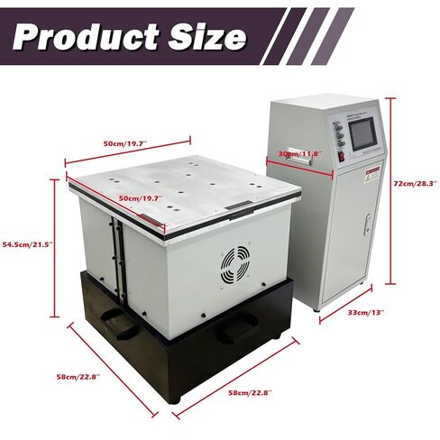 TECHTONGDA منضدة اختبار الاهتزاز ذات التردد المتغير 3 محاور 1.5 كيلو وات عمودي/أفقي/طولي آلة اختبار الاهتزاز الذكية 1-400 هرتز تردد قابل للتعديل أقصى إزاحة P～P/5 مم 110 فولت in Kuwait