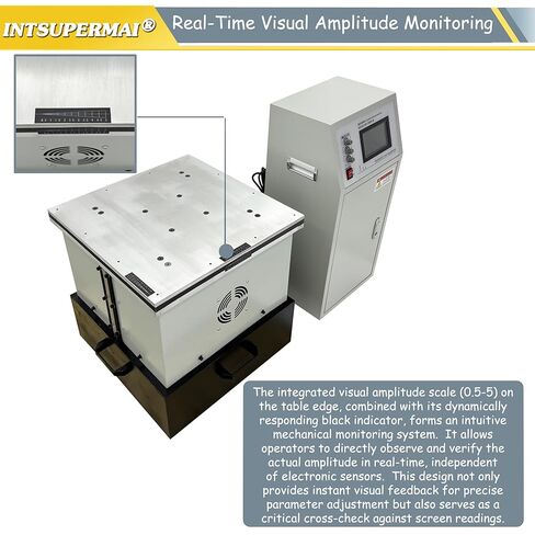 INTSUPERMAI 3-Axis Programmable Vibration Test Equipment MP-3000E+, 1-400Hz Industrial Lab Machine for Electronics/Auto, 132lbs Load Weight,with Split-Type Circuit & Overload Protection 110V 1.5KW in Saudi Arabia