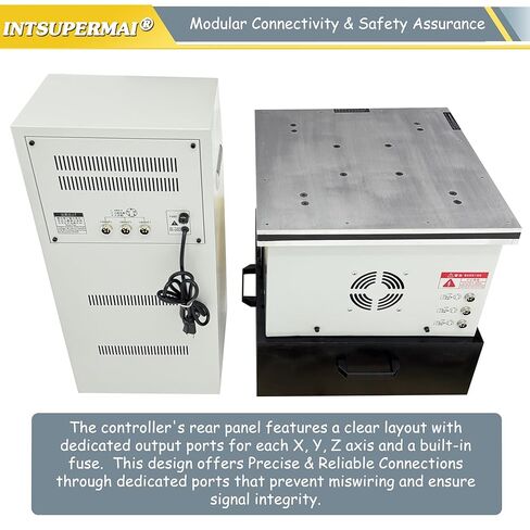 INTSUPERMAI 3-Axis Programmable Vibration Test Equipment MP-3000E+, 1-400Hz Industrial Lab Machine for Electronics/Auto, 132lbs Load Weight,with Split-Type Circuit & Overload Protection 110V 1.5KW in Saudi Arabia