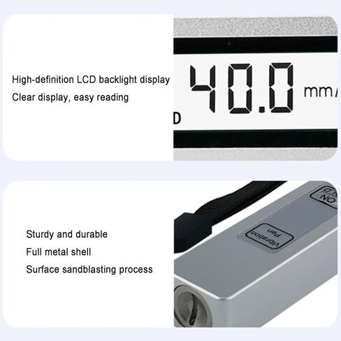 Pen Vibration Tester, Handheld Digital Vibration Analyzer Meter, with LCD Backlit Screen, Measuring Range 0.1-199.9m/s2, Acceleration Displacement Tester, for Mechanical Fault in Saudi Arabia
