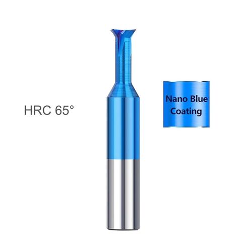 45° 60° 1.5-16mm Carbide Dovetail Milling Cutter Slotting Machining Tool for CNC(45°,Nano Coating,6.0mm) in Saudi Arabia
