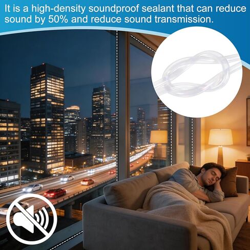 100g Acoustical Sealant, Acoustic Caulk Acoustical Caulk High-Efficiency Sound Insulation Strong Adhesion Durability for Sound Insulation of Gaps in Ceilings Door Walls Floors Window in Kuwait