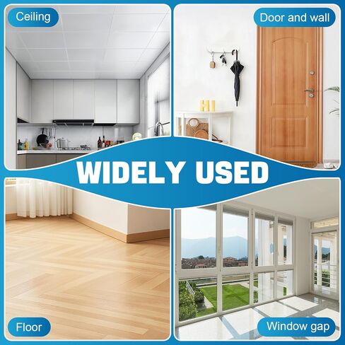 100g Acoustical Sealant, Acoustic Caulk Acoustical Caulk High-Efficiency Sound Insulation Strong Adhesion Durability for Sound Insulation of Gaps in Ceilings Door Walls Floors Window in Kuwait