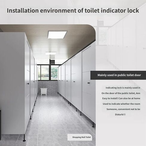 أقفال الحمام الخصوصية العامة هادئة دفع سبائك الزنك باب التقسيم سهلة التركيب التقسيم الأجهزة الأمنية أقفال الخصوصية العامة in Kuwait