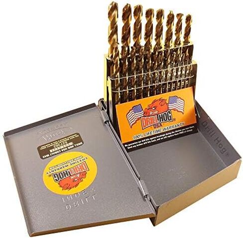 Drill Hog 21 Pc Cobalt M42 Junior Drill Bit Set 1/16" to 3/8" in Saudi Arabia