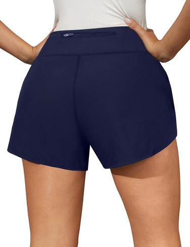 FireSwan Workout Shorts Women Athletic Running Shorts High Waisted Quick Dry Gym Sporty with Pockets in Kuwait