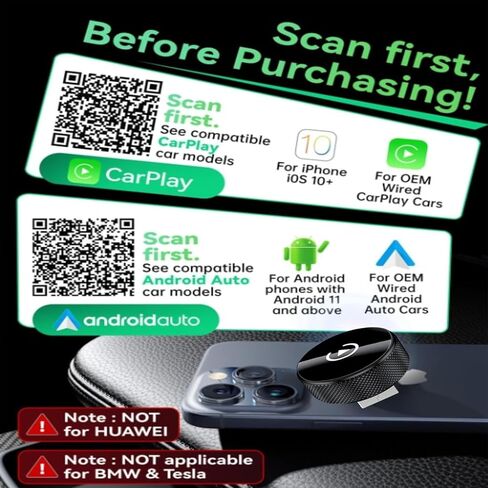 جهاز استقبال بلوتوث للسيارة من HICAS، محول سيارة بلوتوث AUX 3.5 ملم بخاصية إلغاء الضوضاء، جهاز استقبال صوت لاسلكي لسماعات الستيريو المنزلية/السلكية، مكالمات بدون استخدام اليدين، عمر بطارية 16 ساعة - فضي in Kuwait