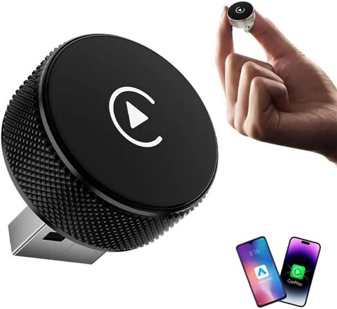 جهاز استقبال بلوتوث للسيارة من HICAS، محول سيارة بلوتوث AUX 3.5 ملم بخاصية إلغاء الضوضاء، جهاز استقبال صوت لاسلكي لسماعات الستيريو المنزلية/السلكية، مكالمات بدون استخدام اليدين، عمر بطارية 16 ساعة - فضي in Kuwait