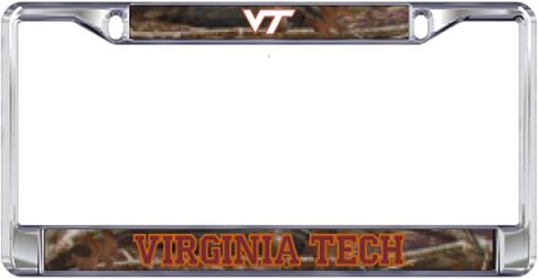 Virginia Tech Plate_Frame (Domed CAMO VA TECH PLT Frame (34179)) in Saudi Arabia