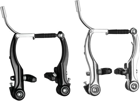 2Pcs Bike Brake Set Bike V-Brake Calipers Aluminum Alloys Handlebars Brake Levers Front & Rear Brakings for Cycling Bike Stable and Powerful Brake in Kuwait