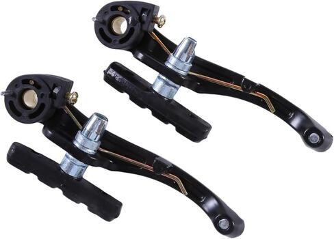 2Pcs Bike Brake Set Bike V-Brake Calipers Aluminum Alloys Handlebars Brake Levers Front & Rear Brakings for Cycling Bike Stable and Powerful Brake in Kuwait