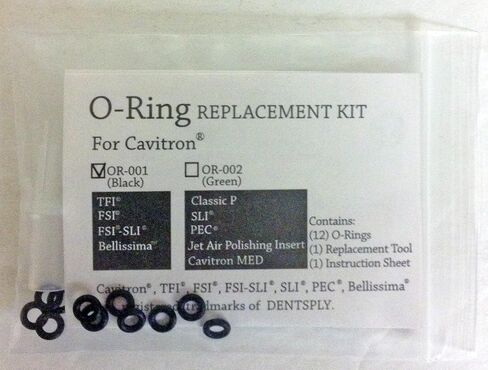 OR-001 Replacement O-Ring Kit For Desply Cavitron Tips Black in Color 12 O Rings 1 Instalation Kit 12/pk in Saudi Arabia