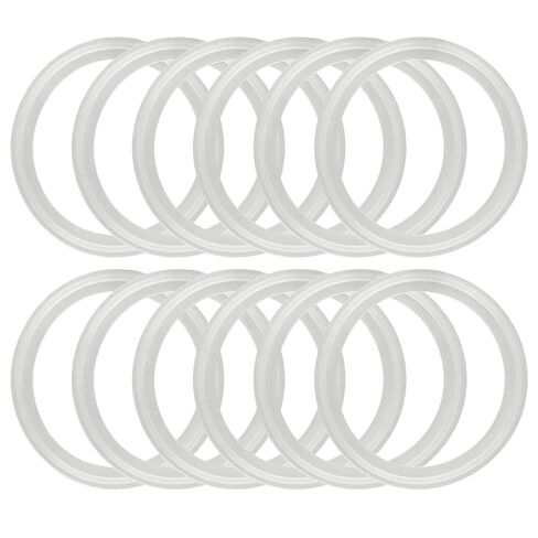 حلقة دائرية من السيليكون ثلاثية البرسيم (مشبك ثلاثي) - 1.5 بوصة/38 ملم (عبوة من 4 قطع) in Kuwait