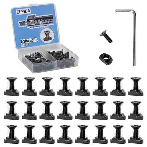 24-Piece M4T-Nuts and Screws Kit with Storage Box - Compatible with Standard M-Lok Rail Systems in Saudi Arabia