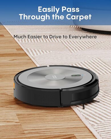Robot Vacuum and Mop Combo, 5000Pa 3-in-1 Robotic Vacuum Cleaner, Brushless Motor, Tangle-Free Design, Smart App/Alexa Control, Auto Charging & Schedule, ideal for Pet Hair, Hard Floor and Carpet in Saudi Arabia