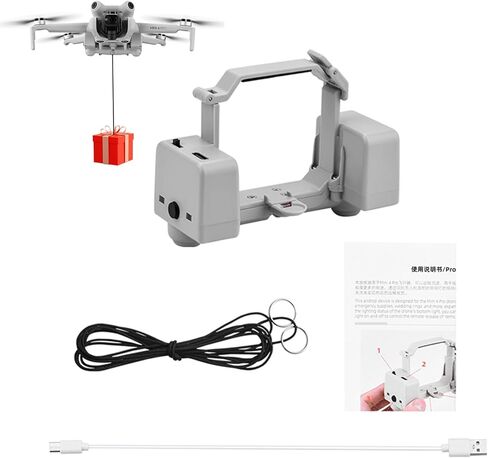نظام إسقاط الهواء بدون طيار من LICHIFIT لجهاز DJI MINI 4 PRO الحساس للضوء، توصيل الحمولة، جهاز إسقاط الهواء in Saudi Arabia