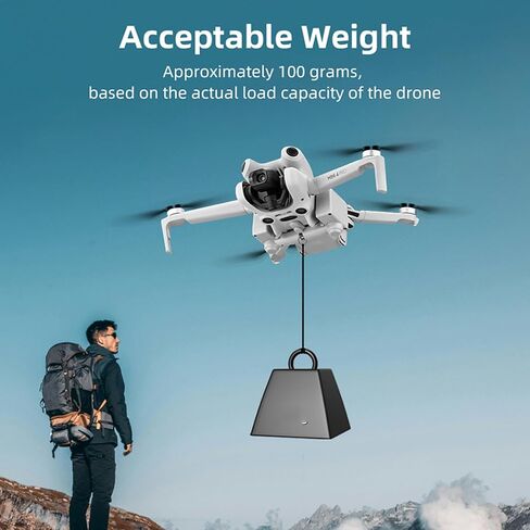 نظام إسقاط الهواء بدون طيار من LICHIFIT لجهاز DJI MINI 4 PRO الحساس للضوء، توصيل الحمولة، جهاز إسقاط الهواء in Saudi Arabia