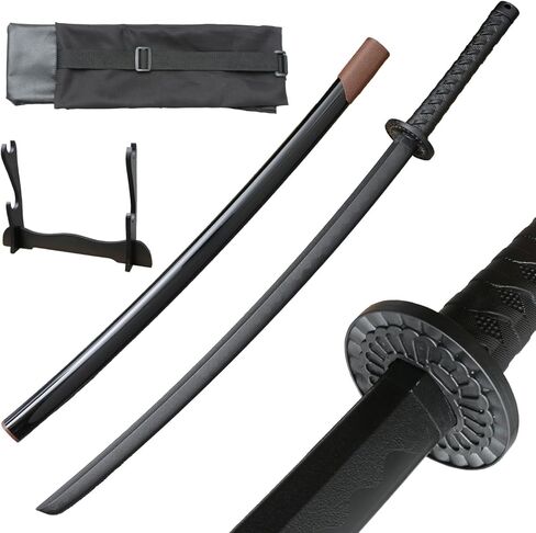 with Sheath Katana Sword ，About 41 inches，High Toughness Polypropylene Blade Performing Cosplay Props Aikido in Saudi Arabia