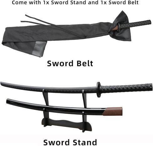 with Sheath Katana Sword ，About 41 inches，High Toughness Polypropylene Blade Performing Cosplay Props Aikido in Saudi Arabia
