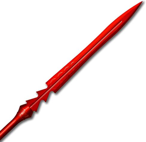القدر/الأمر الكبير: FGO Lancer Scathach CuChulainn Gae Bolg/Scathach Spear، 1:1 دعامات لعب صناعة المعادن، تستخدم في الحفلات التنكرية والجمع، إصداران. in Kuwait