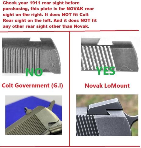 Ade Advanced Optics Zantitium RD3-015 Red Dot Sight + Optic Mounting Plate for 1911 Novak Rear Sight Pistol in Saudi Arabia