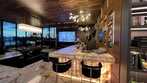 مجموعة 6 قطع من ألواح LED الخلفية للكونترتوب 12W3000K لون أبيض مع محول 100 وات بدون غطاء وحدة التحكم 7.5sqf in Kuwait