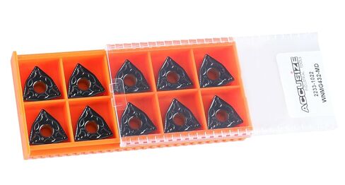 Accusize Industrial Tools Wnmg432 كربيد طلاء Cvd، أسود/أصفر، 2233-1022 in Saudi Arabia