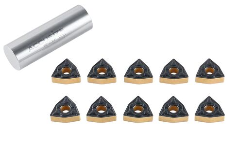Accusize Industrial Tools Wnmg432 كربيد طلاء Cvd، أسود/أصفر، 2233-1022 in Saudi Arabia