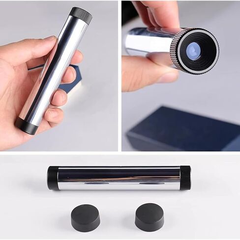 Handheld Diffraction Spectroscope, Prism Gem Spectroscope, 8mm Eyepiece, Quick Identification Gemstone, for Antique, Jewelers in Kuwait