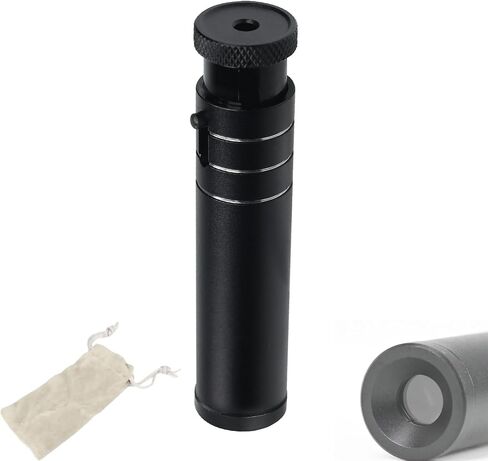 Handheld Focusing Spectroscope, Gemstone Spectroscope with Carrying Bag, 400-700nm Range, Compact and Lightweight, for Precise Distinguishing Between Natural and Synthetic Gemstones in Kuwait