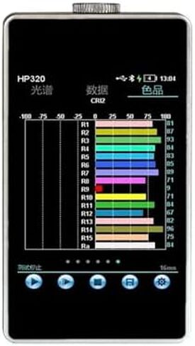 High-Precision Spectral Illuminance Meter, Spectrophotometer, Light Measurement Equipment, Equipped with an LCD Touchscreen Display. in Saudi Arabia